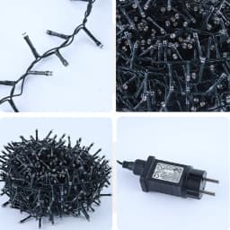 1000/1500 LED Firecracker String Light Outdoor LED Cluster Garland Fairy Lights 8 Modes Waterproof For Christmas Wedding Decor