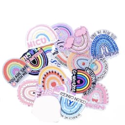 10PCS Mixed 54MM Glitter Acrylic Charms Heart Lung Dog Mom Nurse Fit DIY ID Card Badge Holder Jewelry Making
