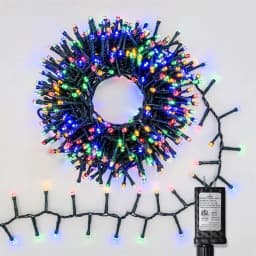 1000/1500 LED Firecracker String Light Outdoor LED Cluster Garland Fairy Lights 8 Modes Waterproof For Christmas Wedding Decor