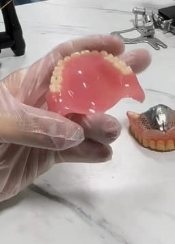 Slim Comfortable Custom Fit Dentures Boil to Shape Fits All Arch Sizes Reliable for Daily Meal Drink