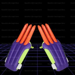 New 3D Mini Butterfly Knife Printing Gravity Knife Cub Jumping Small Radish Knife Mini Model Pendant Push Card Decompression Toy