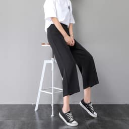 High Waist Wide Leg Seven-Five Pants Women's Summer New Style Korean Version Ice Silk Loose Casual Versatile Five-Five Pants