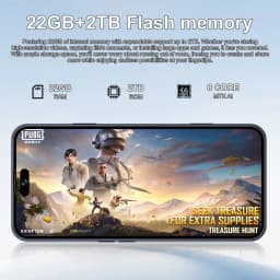K-Touch Hot Smartphone A17 Pro Max Cell Phone Android 5G 7.3HD 22G+2TB Mobile Phones 16+48MP Dual Sim 7800mAh Unlocked Global Version
