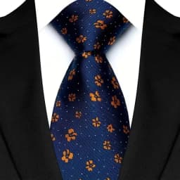 Luxury 8CM Mens Necktie Brown Blue Color Dot Stripes Solid Tie For Man Groom Jacquard Woven Neck Tie For Business Wedding Party