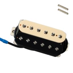Phrilam Pro HH High Output Alnico5 6 Non &6 Adjustable Humbucker Neck/50mm7.6K Bridge/52mm Pickups8.8/16.5K for Electric Guitar