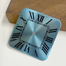 NH35 27mm Santos Square Dial Customizable Logo White/Black/Blue/Green/Brown No Luminous Fit NH35 NH36 NH38 Movement