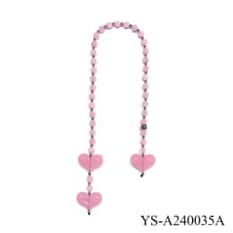 Red Love Y2k Keychain Beads Keychain Korean Bag Charms For Handbags Bag Pendant Handmade Beaded Keyring Vintage Bag Jewelry 2025