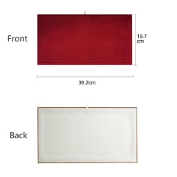 Luxurious Velvet Fabric Jewelry Organizer Mat Rectangular Jewelry Showcase Tray Earrings Bracelet Necklace Multicolor Tray