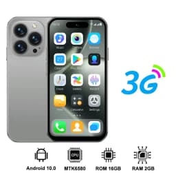 SERVO S16 Mini Smartphone Android 3G WCDMA 3.9" HD Display Dual SIM Face Unlock WiFi GPS Play Store Unlocked Pocket Mobile Phone