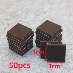 Felt Chair Leg Pads 5mm Thick Floor Scratch Protector Mat Mute Non-slip Self Adhesive Foot Pad for Furniture Accessories