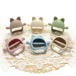 Baby Silicone Teether Gloves Pacifiers Kids Teething Toys Newborn Dental Care Gums Anti-Eating Hand Molar Stick Baby Items