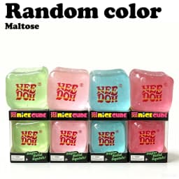 Needoh Cube Drip Fidget Sensory Toy Maltose TPR Mello Mallo Snow Ball Press Doh Change Color Relief Anxiety Focus Calm Down Gift