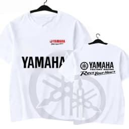 2026 Summer Yamaha Trendy Printed Short Sleeves for Men Women, Fashion, Leisure, Personalized Motorcycle Riding Clothes
