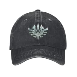 Monster Hunter Wilds Men Women Baseball Caps Forbidden Lands Research Commission Distressed Denim Hats Vintage Outdoor Headwear