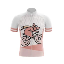 Cartoon Pink Pig Cycling Jersey Set 2022 Summer Bicycle Cycling Clothing MTB Bike Clothes Uniform Men Wear Maillot Ropa Ciclismo