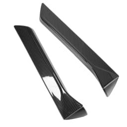 2Pcs Car Rear Window Side Splitter Wing Exterior Trim Left Right Auto Replacement Only For SEAT LEON 5F FR Mk3 MK3.5 2013‑2021