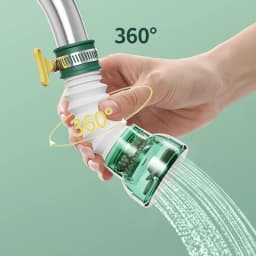 Universal 360 Rotation Faucet Bubbler Swivel Water Saving Economizer Head Shower Kitchen Faucet Nozzle Adapter Sink Accessories