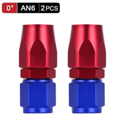 AN6 AN8 AN10 Straight 45 90 180 Degree Oil Fuel Swivel Hose End Fitting Oil Hose End Adaptor Kit Black
