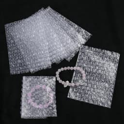 100pcs Clear Bubble Pouches for Packing Lightweight Protective Cushion Bags for Small Items Jewelry Shipping and Moving