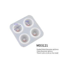 DIY Crystal Eye Silicone Mold For Doll Round Eye Mold For Resin Jewelry Making Mould