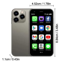 SOYES XS15 3.0in Android 8.1 Mini Smartphone 2GB RAM 16GB ROM Dual SIM Standby 3G Network Compact Mobile Phone