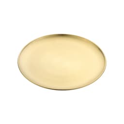 14/17/20/23cm Round Plate Silver Dessert Plate Fruit Dish Barbecue Plate Bone Spitting Dish Stainless Steel Tray Tableware Gold