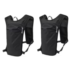 New Running Water Bottle Storage Vest Lightweight Running Vest Reflective Hydration Water Chest Pack With Phone Holder