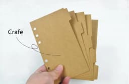 A4 A5 B 5A6 Color Index Page Classification Page Loose-leaf Book Separator Sheet Handbook Separator Sheet