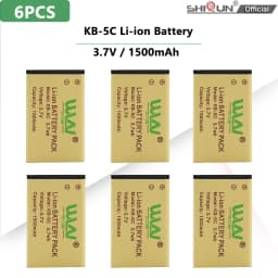 KB-5C Battery 1500mAh 3.7V Li-Ion Battery For WLN KD-C1 Walkie Talkie KD-C2 KD-C10 KD-C50 KD-C51 KD-C52 RT22S RT15 NK-U1 X6 RT22