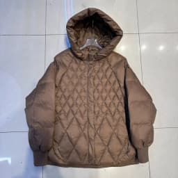 Schinteon Women Light White Duck Down Jacket Casual Loose Over Size Autumn Winter Outwear with Hood Coat 2024 New