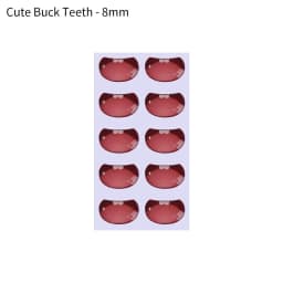 10 pcs Multi styles Cute Cartoon Mouth Stickers Anime Figurine Doll Face Organ Paster Decals DIY Glass Mouth Chips Paper