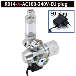 AC100-240V Aquarium CO2 Regulator Electromagnetic Valve Bubble Counter CO2 Control System Fish Tank CO2 Pressure Reducing Valve