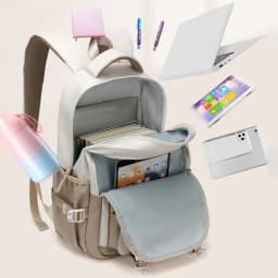 Large Capacity Backpack, 2025 New College Style Women's Casual Backpack, Waterproof Campus Backpack