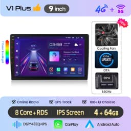 Junsun Wireless CarPlay Android Auto Car Radio For Seat Altea 2004 2005-2015 Toledo 3 GPS Multimedia 2 Din GPS BT Systems Stereo