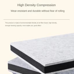 Three Layer Shock-Absorbing Sponge Pad Floor Sound Insulation Indoor Audio Anti-Vibration Pad Interlayer Noise Reduction Cushion