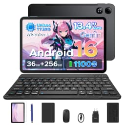 DOOGEE U13 Pro 2 in 1 Tablet PC 13.4" 120Hz Display 11000mAh Battery Android 16 36GB RAM(6+30) 256GB ROM Gemini AI Widevine L1 Netflix Supports Smart Pad PC