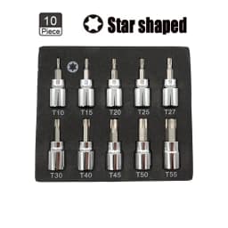 3/8 Inch Hex Bit Socket Set Sturdy Allen Key Sockets Professional 3/8inch Drive Drill Metric Tools Kit Durable Impact Socket Set