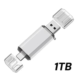Lenovo 16TB 2 In 1 OTG USB Flash Drive 3.0 Type C 8TB 4TB Pendrive For iPhone Samsung Huawei Xiaomi Android Laptop Memory Stick