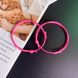 Red Black Cord Bracelet for Men String Adjustable Unisex Adult Waterproof Nylon Hand Bracelet Good Lucky Charm Jewelry