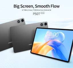 Teclast P50T Tablet Set Tablet 11 Inch Unisoc T7250 Android 16 90HZ Refresh Rate Tablets Octa-Core Max 16GB RAM 128GB ROM 8000mAh Battery Lightweight