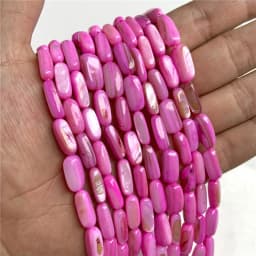 15X6mm Long Stripe Shell Beads Point Stick Mother of Pearl Shell Slice Loose Beads for DIY Making Jewelry Necklace Accessories