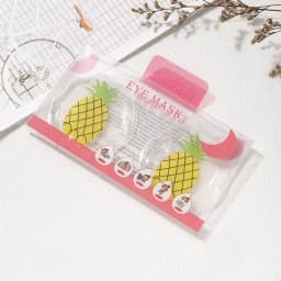 Fruit-Themed Reusable Gel Eye Mask – Hot & Cold Compress Pads for Eye Relaxation, Cooling & Warming Relief (Watermelon/Cucumber)