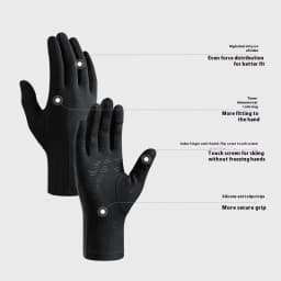 New Ski Glove Liners Thermal Inner Windproof Touchscreen Compatible Outdoor Activities Cold Protection Cycling Hiking Motorcycle
