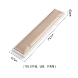 Champagne White Display Case Necklace Rack High-End Jade Jewelry Display Props Counter Display Crystal Exhibition Stand