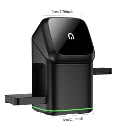 3 in 1 Wireless Charging Station for Apple15W Fast Magnetic Wireless Charger Stand for Magsafe iPhone 17/16/15/14/13/12 Pro Max