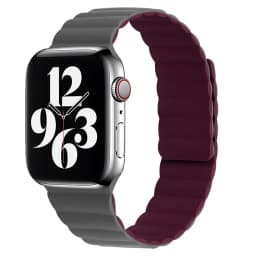 44mm Silicone Loop Strap for Apple Watch 7 45mm 41mm 38mm 42mm Watchband Original Magnetic Bracelet IWatch Seires SE 7 6 5 Strap