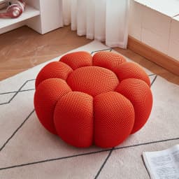 Modern Sofa Pumpkin Footstool Ottoman Hallway Ottoman Foot Rest Home Living Room Furniture Stool Footrest Stools Ottomans