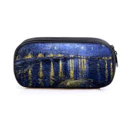 Van Gogh SunflowerThe Starry Night Paint Pencil Case Women Classic Oil Painting Stationary Bags Pencil Box School Supplies