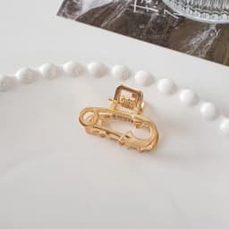 Metal Flower Mini Claw Clips for Women - Summer Bow Bangs Clips, Makeup Flyaway Fixing Tools, Shark Clips Hair Accessories