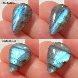 Wholesale Natural Stone Loose Beads Irregular Shape Bead Blue Purple Labradorite Cabochon 2-4Pcs/Lot